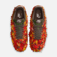 Nike Air Force 1 Low LX Leaf Camo - Verde-oliva / Branco-creme / Verde-oliva médio / Verde-abeto / Marrom-acinzentado / Malva acinzentado
