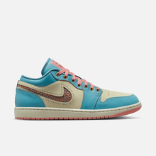Air Jordan 1 Low Somos Eternos Dia de Muertos - Turquesa / Azul / Vermelho / Bege-pedra claro