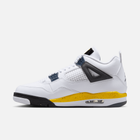 Air Jordan 4 Retro Rare Air - Branco / Amarelo / Cinza escuro / Preto
