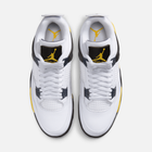 Air Jordan 4 Retro Rare Air - Branco / Amarelo / Cinza escuro / Preto