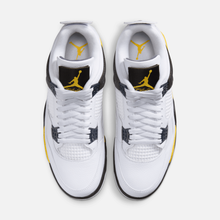 Air Jordan 4 Retro Rare Air - Branco / Amarelo / Cinza escuro / Preto