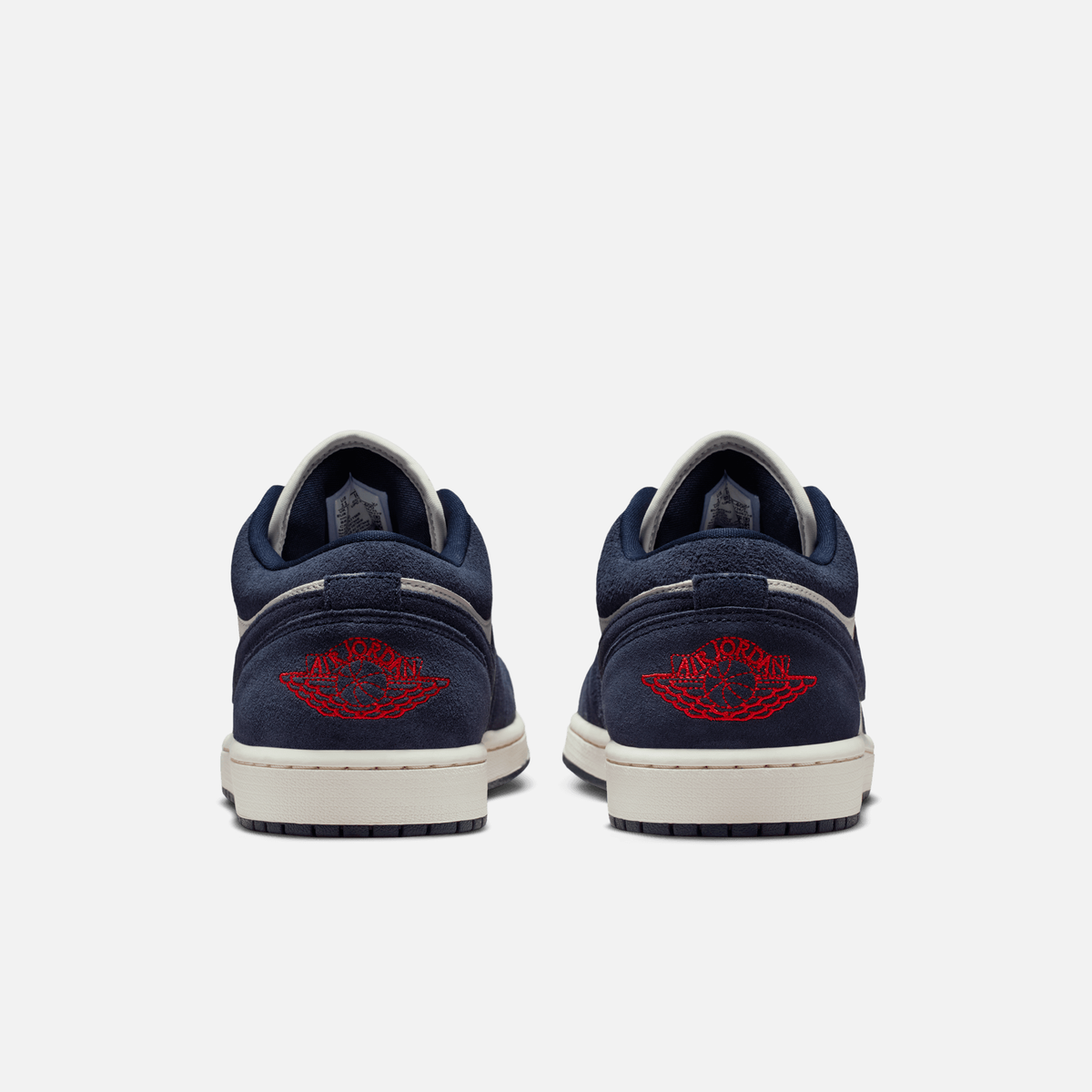 Air Jordan 1 Low - Azul-escuro / Dourado / Vermelho