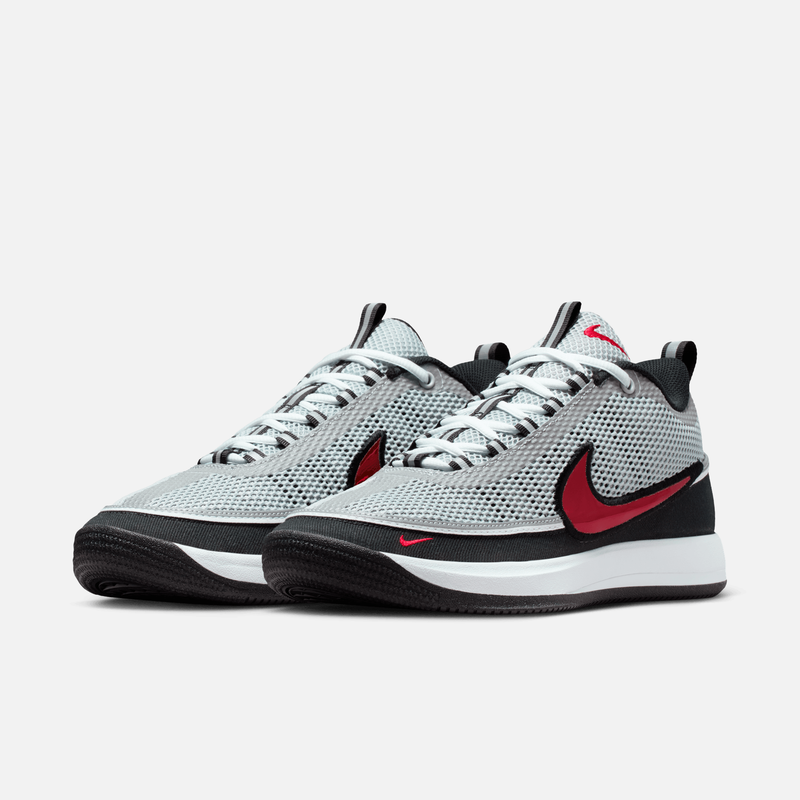 Nike Book 2 Spiridon - Prateado metálico / Preto / Branco / Vermelho
