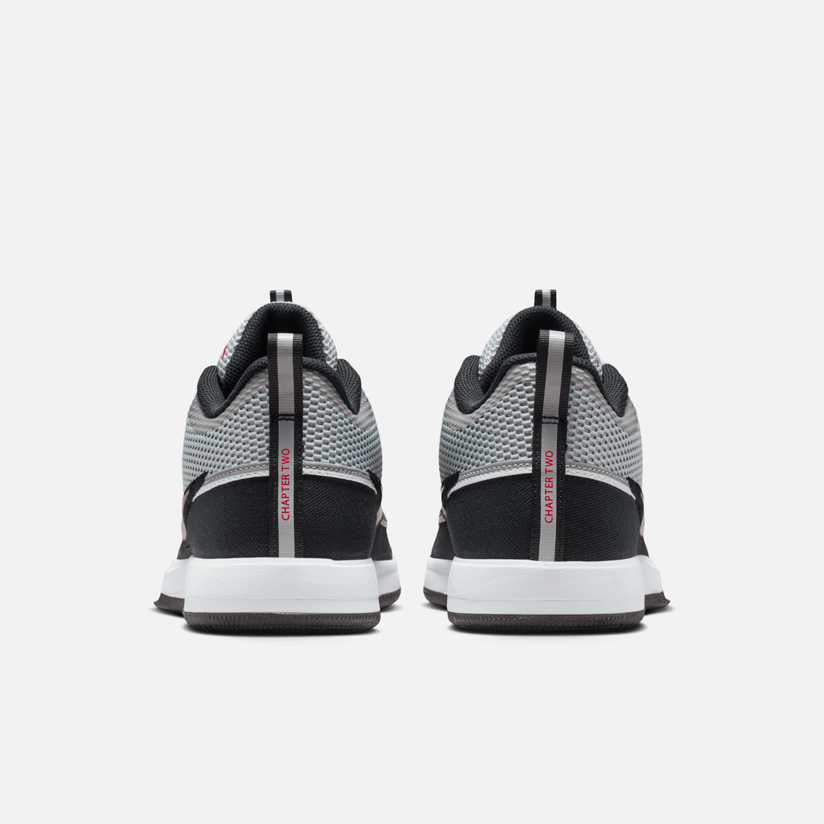Nike Book 2 Spiridon - Prateado metálico / Preto / Branco / Vermelho
