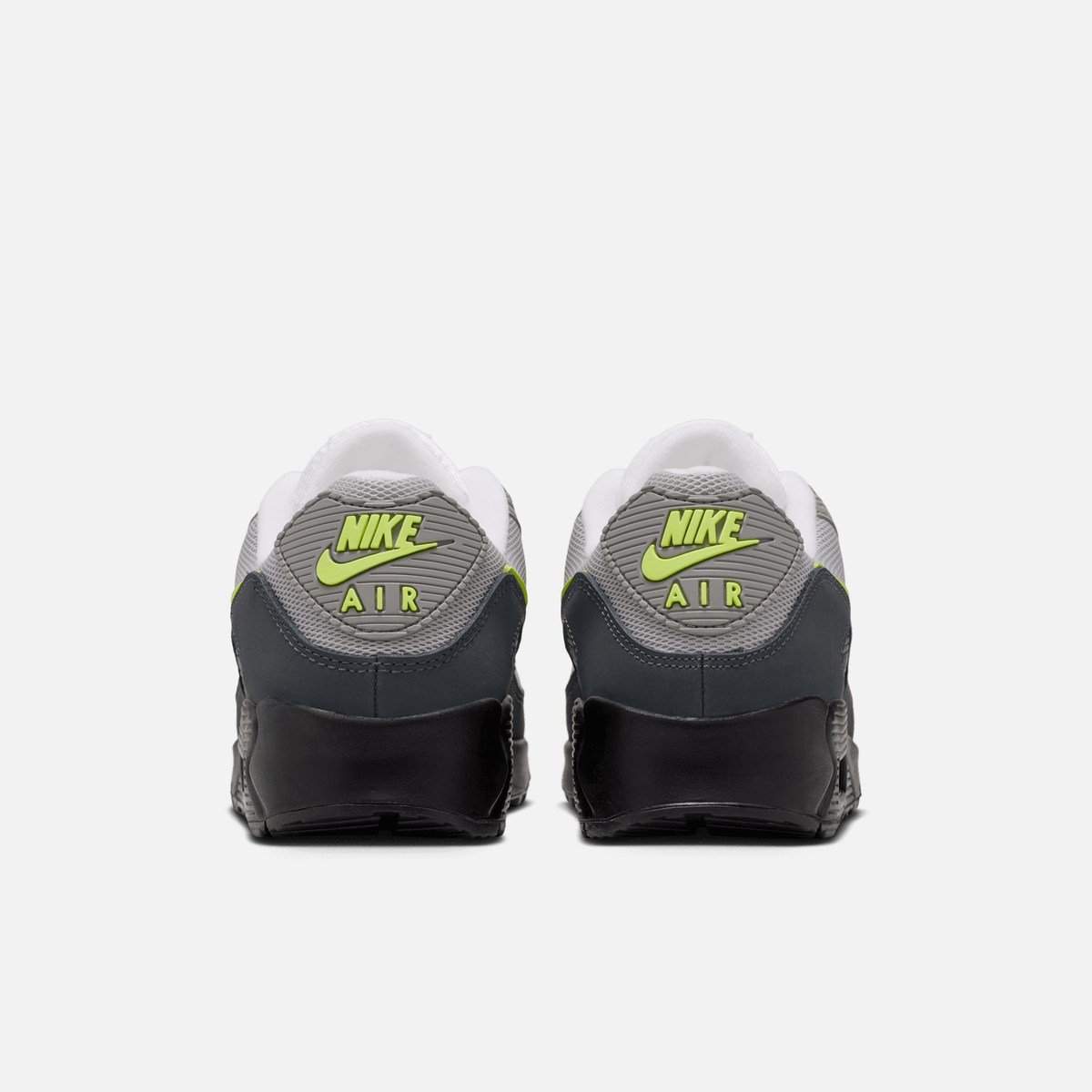 Nike Air Max 90 - Preto / Amarelo neon / Antracito / Cinza / Cinza-carvão claro
