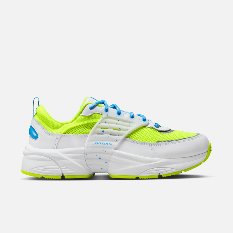 Air Jordan Trunner O/S - Verde-neon / Azul-universitário / Branco