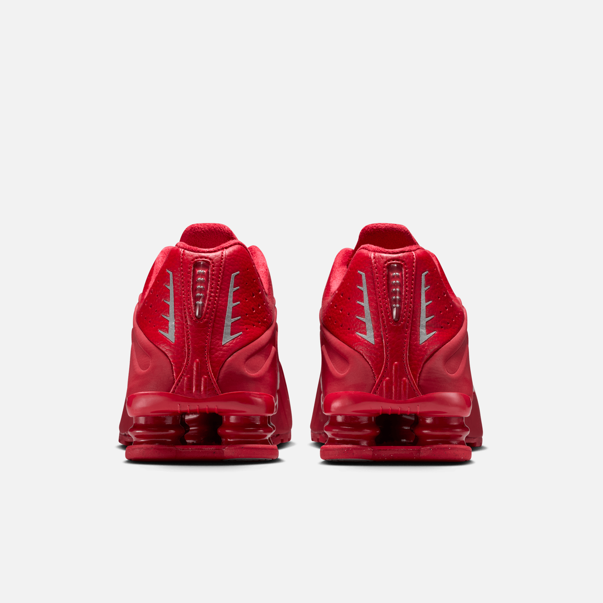 Nike Shox R4 - Vermelho / Prateado metálico