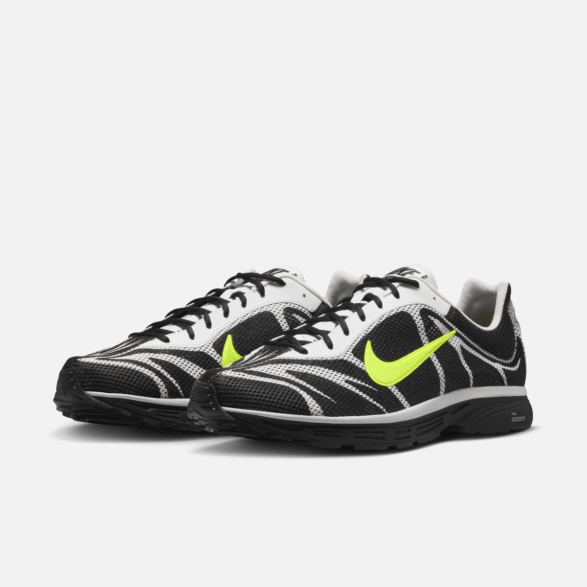 Nike Zoom Streak 3 - Preto / Verde-neon / Branco / Cinza-estanho