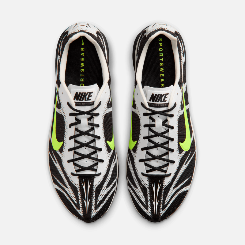Nike Zoom Streak 3 - Preto / Verde-neon / Branco / Cinza-estanho