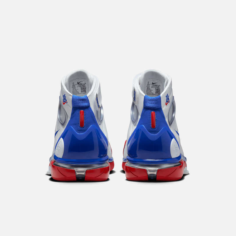 Nike Air Zoom Huarache 2K4 All Star - Branco / Azul-royal / Vermelho / Prateado metálico