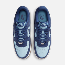 Nike Air Force 1 Low Denim Navy Worn - Azul-marinho / Azul / Branco