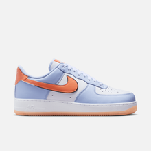 Nike Air Force 1 Low - Azul / Branco / Laranja / Prateado metálico