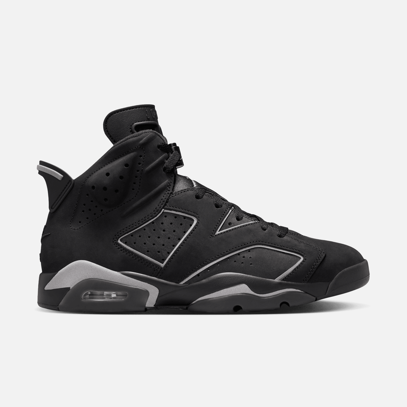 Air Jordan 6 Retro Cap and Gown - Preto / Cinza metálico / Prateado refletivo
