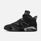 Air Jordan 6 Retro Cap and Gown - Preto / Cinza metálico / Prateado refletivo