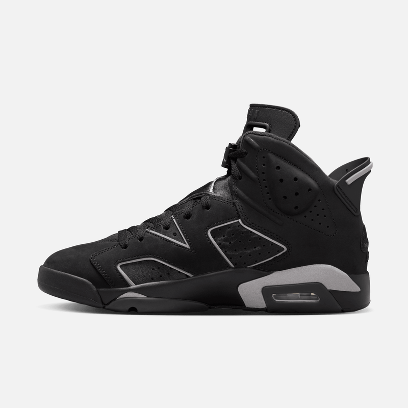Air Jordan 6 Retro Cap and Gown - Preto / Cinza metálico / Prateado refletivo