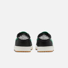 Air Jordan 1 Low OG - Branco-acinzentado / Verde / Preto / Caramelo-médio