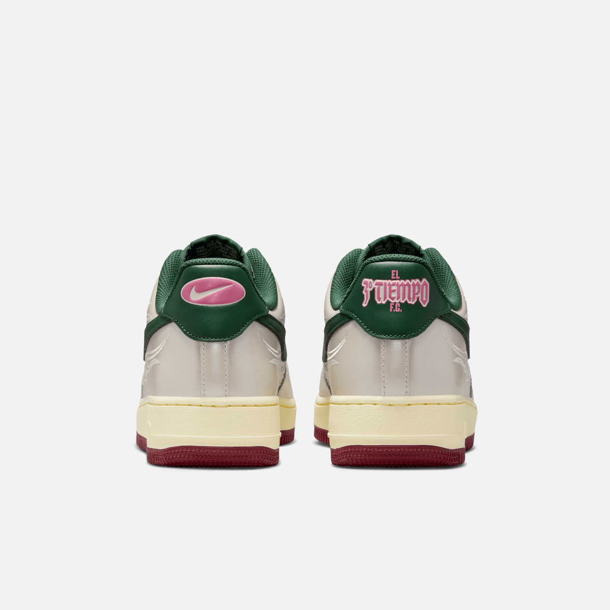 Nike Air Force 1 Low Mexico World Cup - Branco-acinzentado / Alabastro / Vermelho / Verde-abeto
