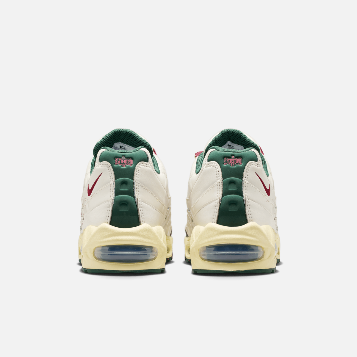 Nike Air Max 95 Mexico World Cup - Branco-acinzentado / Vermelho / Verde-abeto / Alabastro / Rosa-peônia / Branco