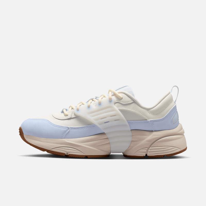 Air Jordan Trunner O/S - Branco-creme / Creme / Azul / Marrom-claro