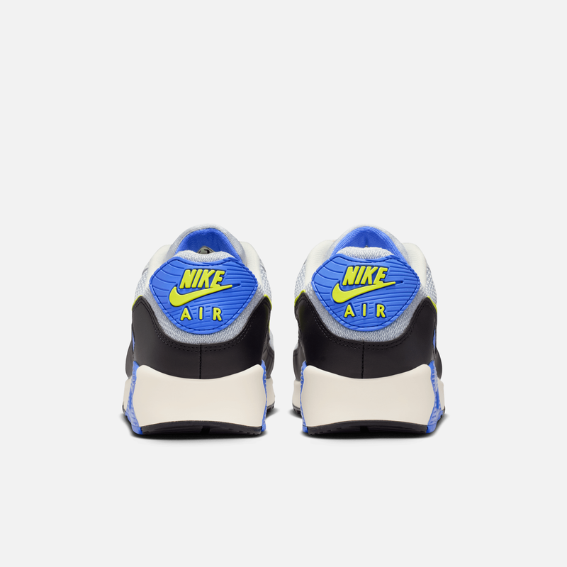 Nike Air Max 90 Wave Pack - Cinza-claro / Azul / Amarelo-neon / Cinza claro / Preto