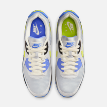 Nike Air Max 90 Wave Pack - Cinza-claro / Azul / Amarelo-neon / Cinza claro / Preto