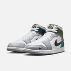 Air Jordan 1 Mid SE Multicolorido - Multicolorido / Branco / Cinza / Preto