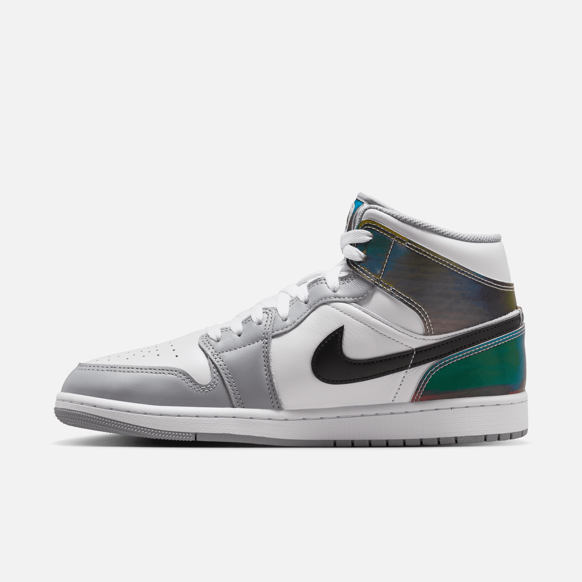Air Jordan 1 Mid SE Multicolorido - Multicolorido / Branco / Cinza / Preto