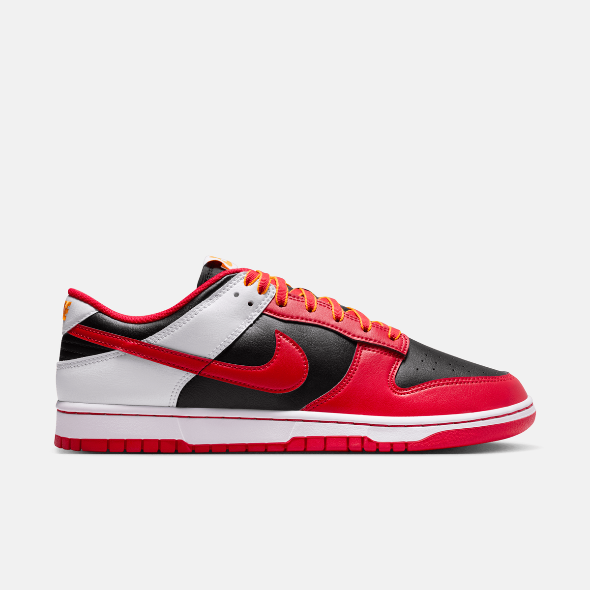 Nike Dunk Low - Preto / Vermelho / Dourado / Branco