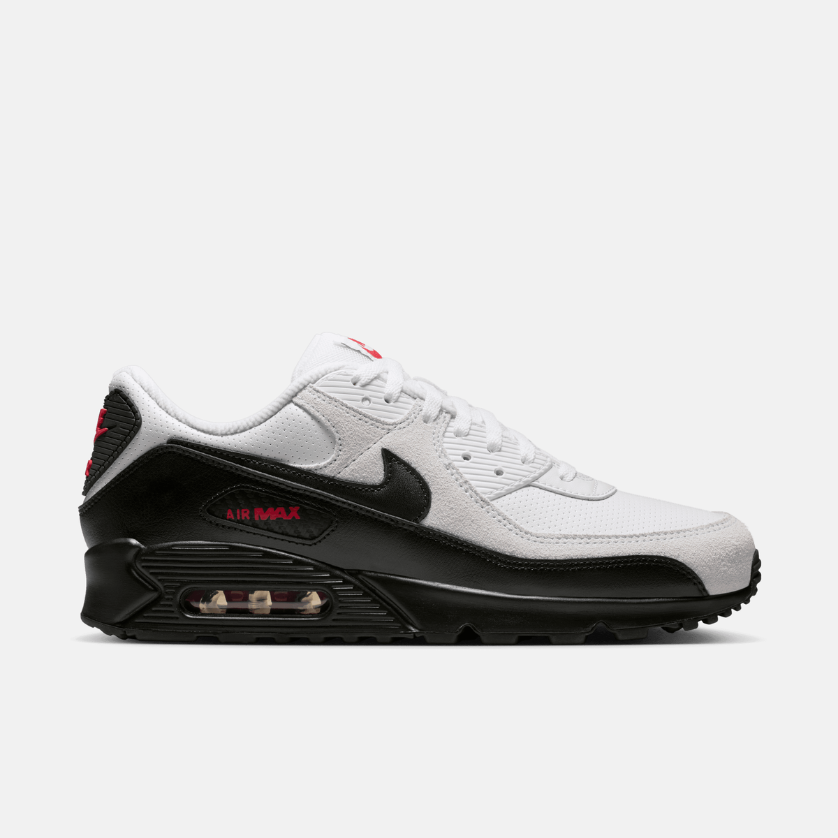 Nike Air Max 90 Racing - Branco / Preto / Vermelho
