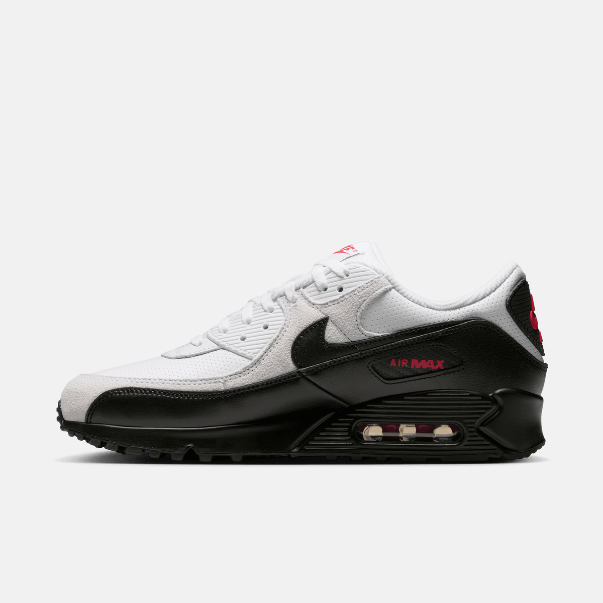 Nike Air Max 90 Racing - Branco / Preto / Vermelho