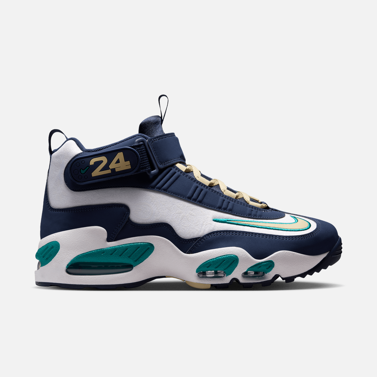 Nike Air Griffey Max 1 Hall of Fame - Azul-marinho / Dourado / Verde-água / Branco