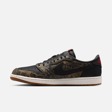 Air Jordan 1 Low OG - Preto / Vermelho / Marrom-caramelo / Branco