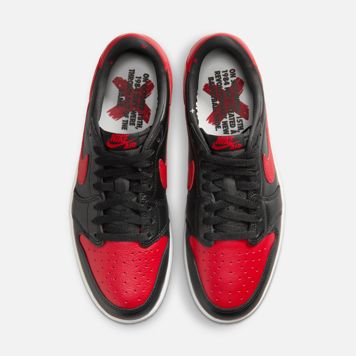 Air Jordan 1 Low OG Banned - Preto / Vermelho / Branco