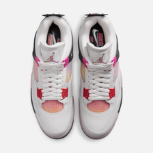 Air Jordan 4 Retro Comic - Branco-quebrado / Antracito / Cinza / Rosa / Rosa claro / Bege-cru