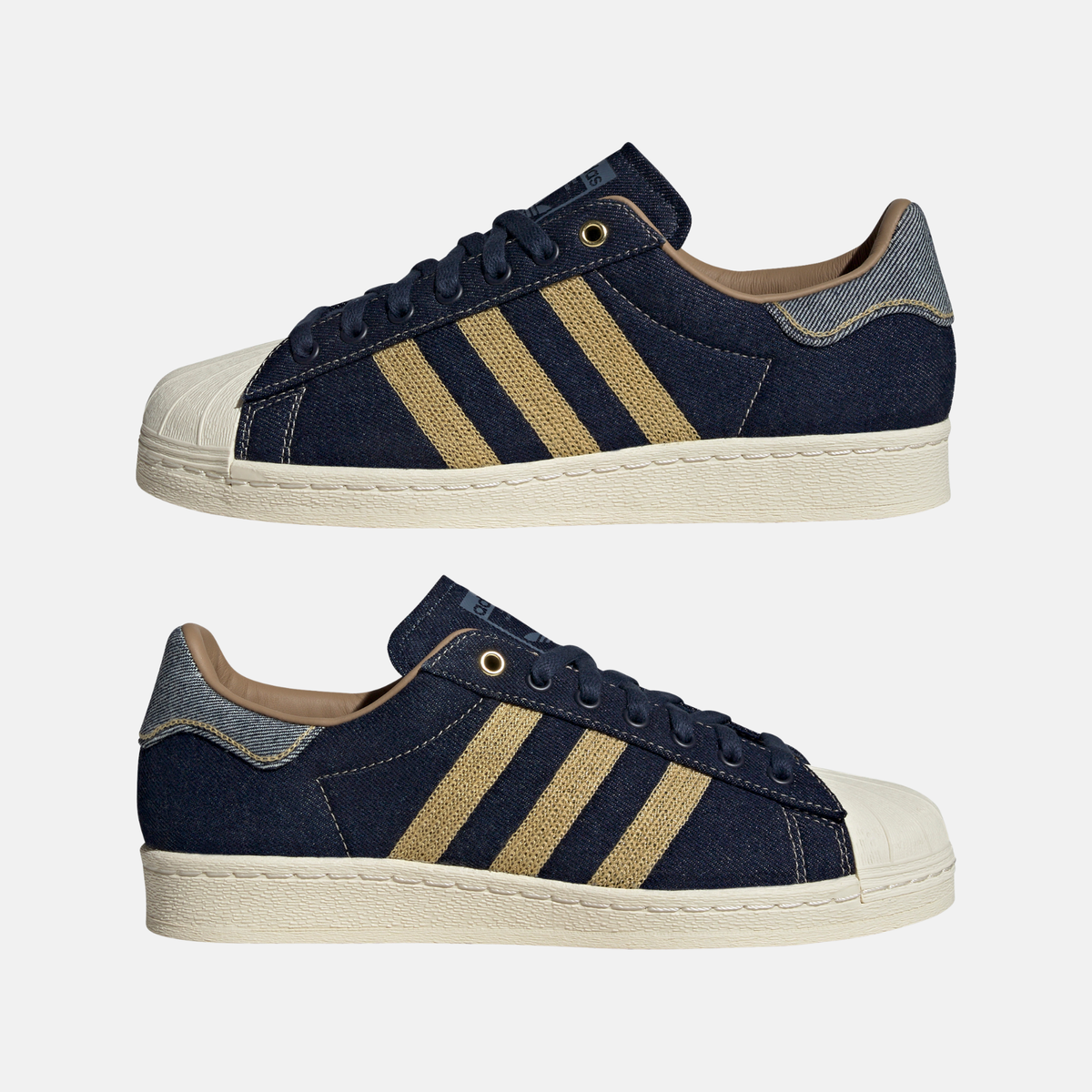 Adidas Superstar 82 Denim - Multicolorido / Azul / Bege-aveia / Branco