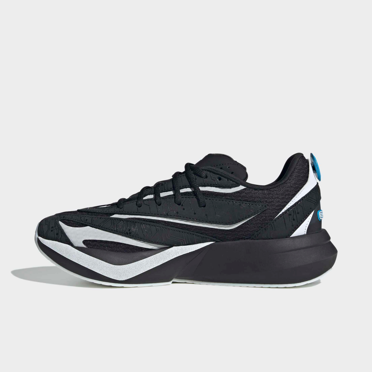 Adidas Lightblaze - Preto / Branco / Ciano intenso