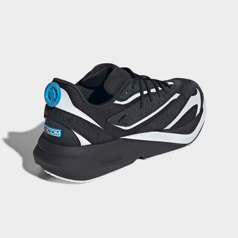 Adidas Lightblaze - Preto / Branco / Ciano intenso
