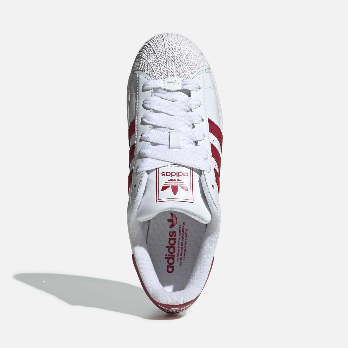 Adidas Superstar II - Branco / Vermelho