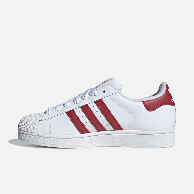 Adidas Superstar II - Branco / Vermelho