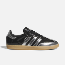 Adidas Samba OG Patent - Preto / Prateado metálico / Caramelo