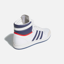Adidas Top Ten Hi OG - Branco / Azul escuro / Vermelho / Azul-marinho