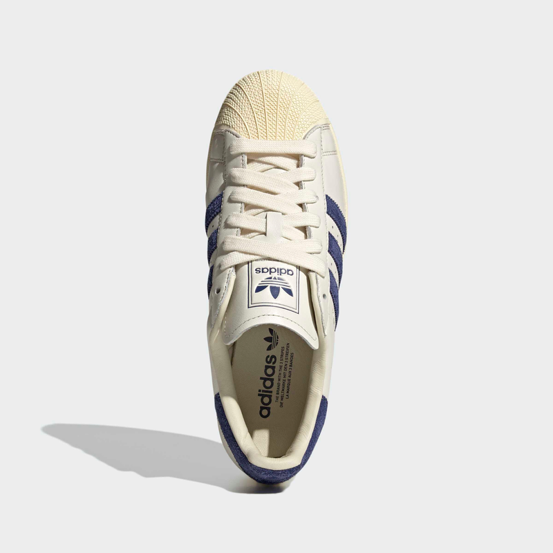 Adidas Superstar II - Branco-quebrado / Azul / Baunilha