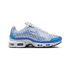 Tênis Nike Air Max Plus VII em azul-cristal e branco — vista lateral