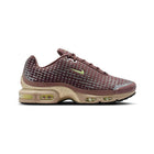Tênis Nike Air Max Plus VII x Kylian Mbappé em ameixa com bege — vista lateral
