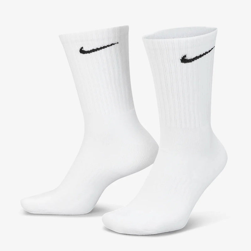 Kit 6 pares de meias Nike Everyday Cushioned - Branco e Preto