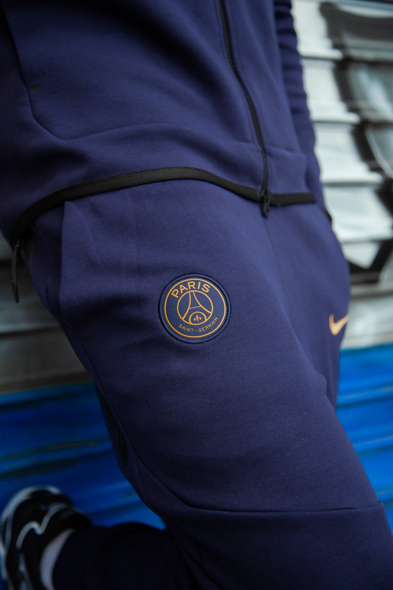 Calça PSG Tech Fleece - Azul e Dourado