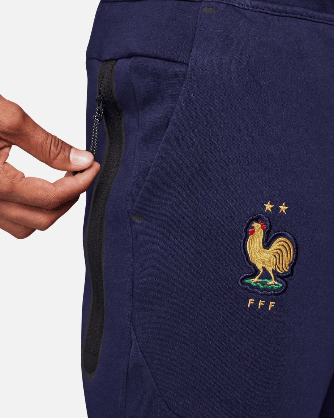 Calça Seleção Francesa Tech Fleece - Azul e Dourado