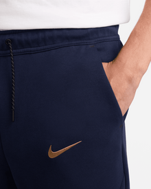 Calça Seleção Francesa Tech Fleece - Azul e Dourado
