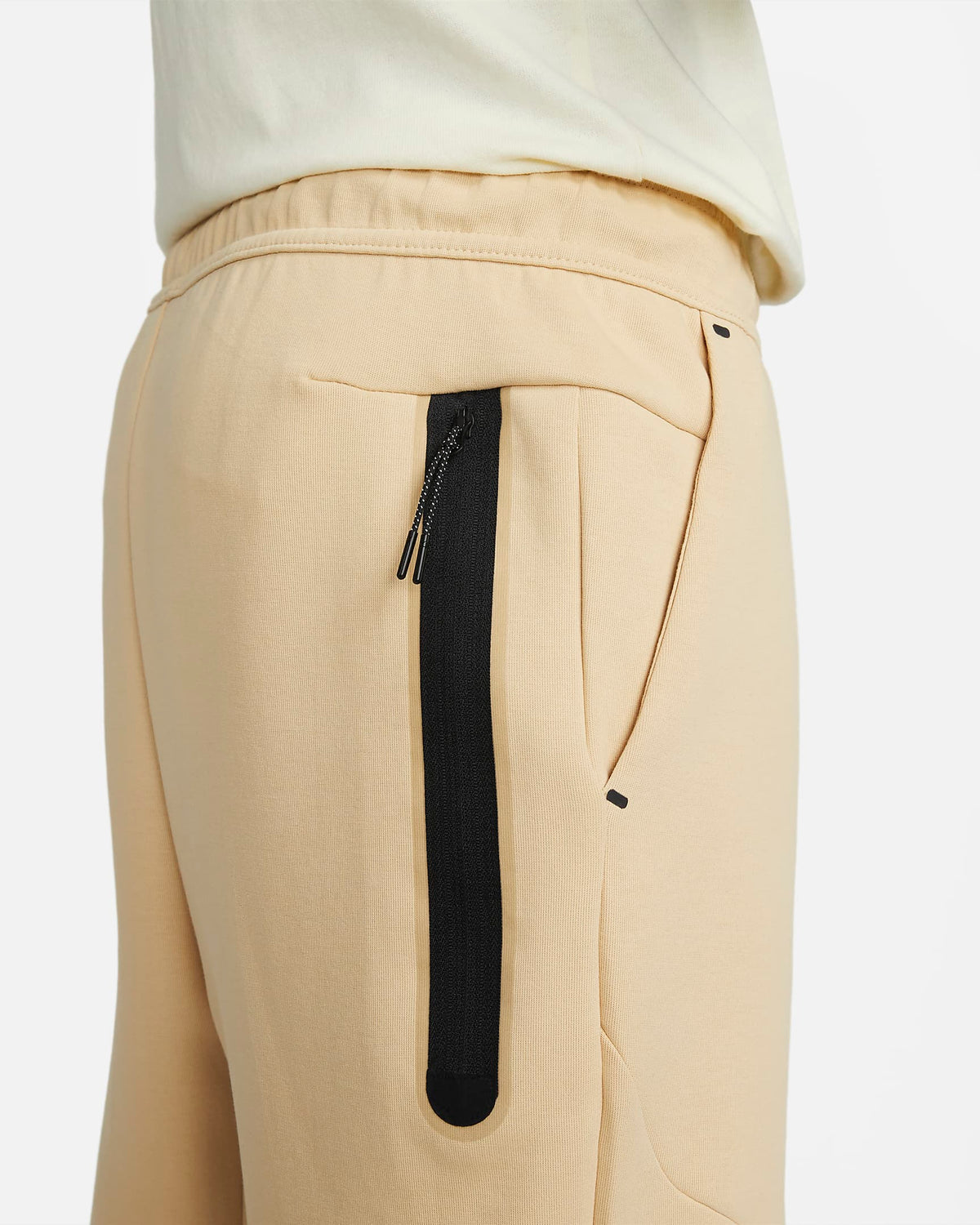 Calça jogger Nike Tech Fleece - Bege e Azul