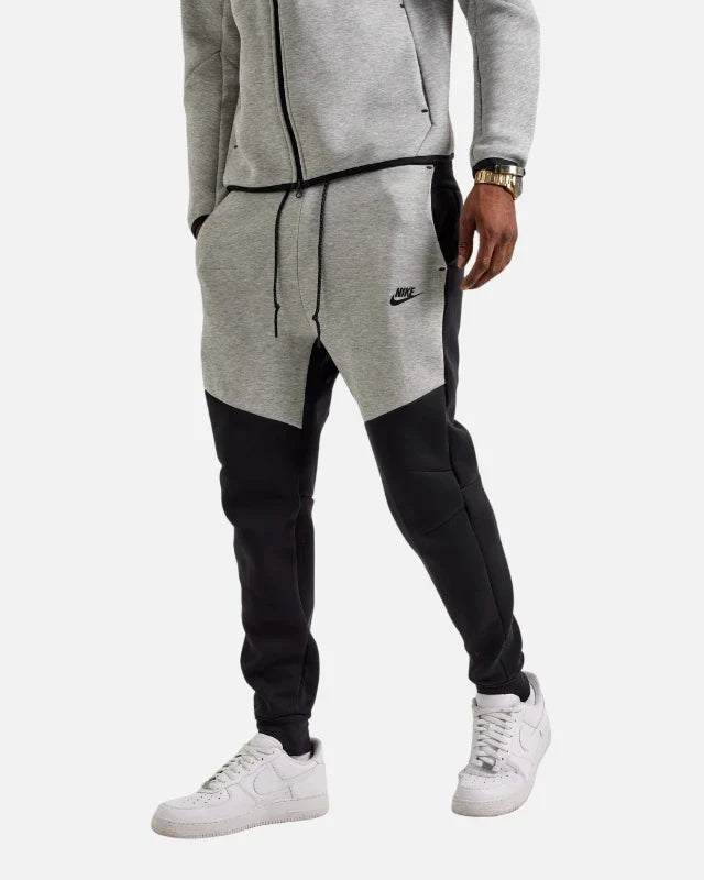 Calça Nike Tech Fleece - Preto e Cinza